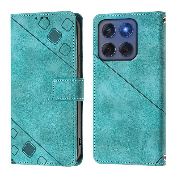 For Motorola Edge 60 Fusion 5G Global Skin Feel Embossed Leather Phone Case