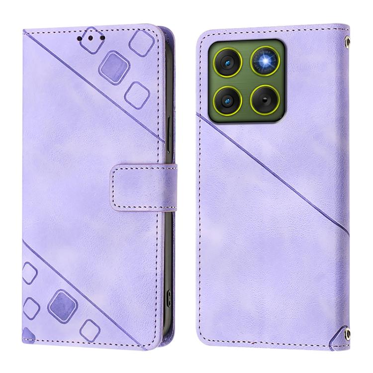 For Motorola Edge 70 5G Skin Feel Embossed Leather Phone Case