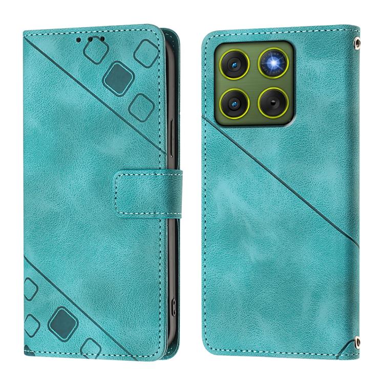 For Motorola Edge 70 5G Skin Feel Embossed Leather Phone Case