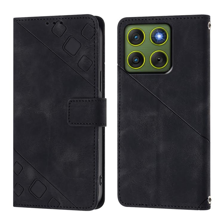 For Motorola Edge 70 5G Skin Feel Embossed Leather Phone Case