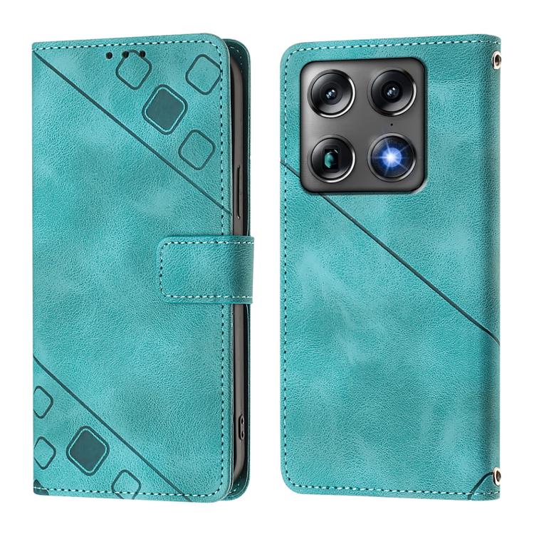 For Motorola Signature 5G Skin Feel Embossed Leather Phone Case
