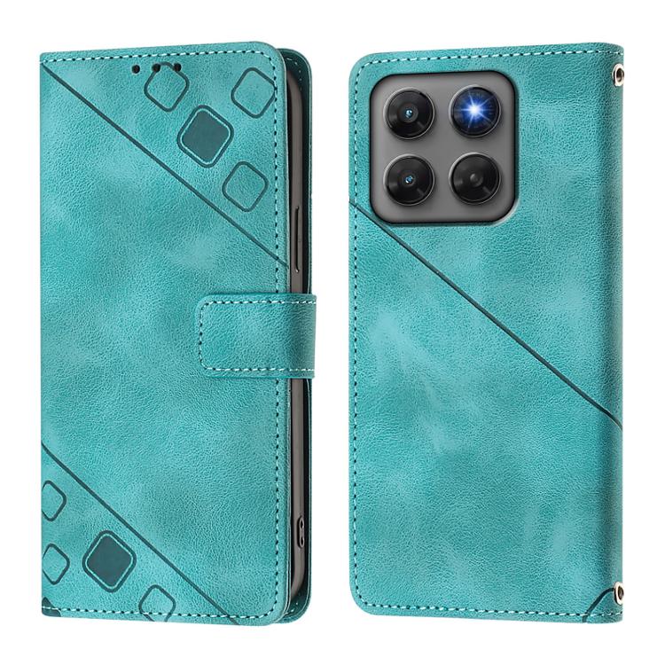 For Motorola Moto G37 / G37 Power / G47 5G Skin Feel Embossed Leather Phone Case