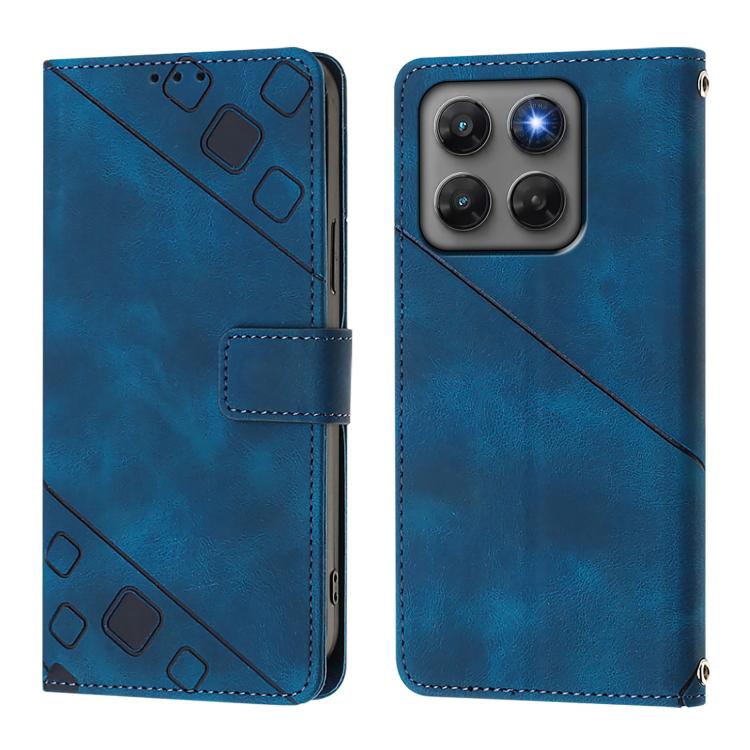 For Motorola Moto G37 / G37 Power / G47 5G Skin Feel Embossed Leather Phone Case