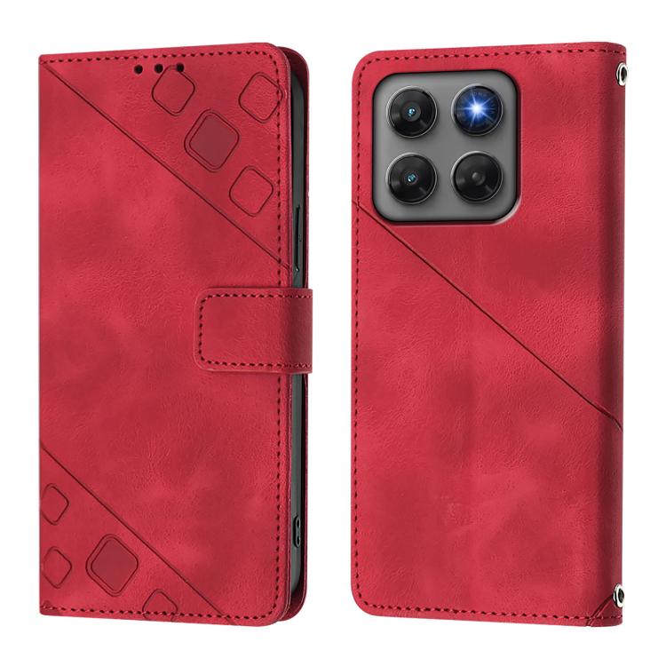 For Motorola Moto G37 / G37 Power / G47 5G Skin Feel Embossed Leather Phone Case