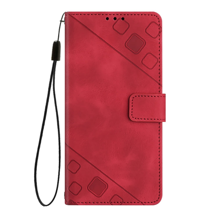 For OPPO A72 / A52 / A92 4G Skin-feel Embossed Leather Phone Case