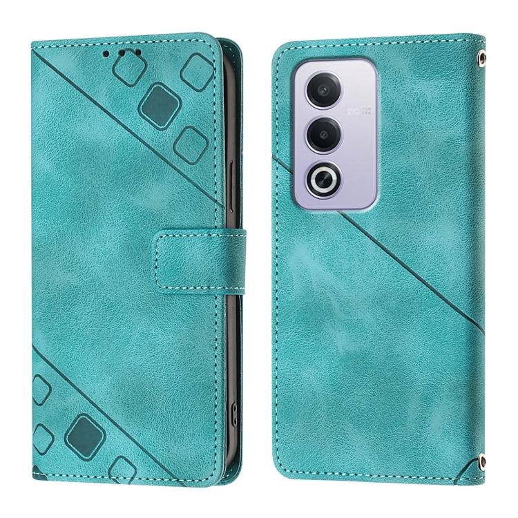 For OPPO A3 Pro 5G Global Skin-feel Embossed Leather Phone Case
