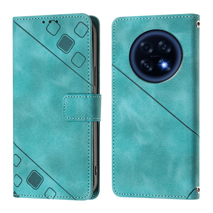 For OPPO A6 GT 5G Skin-feel Embossed Leather Phone Case