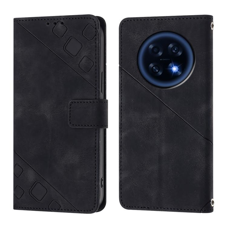 For OPPO A6 GT 5G Skin-feel Embossed Leather Phone Case