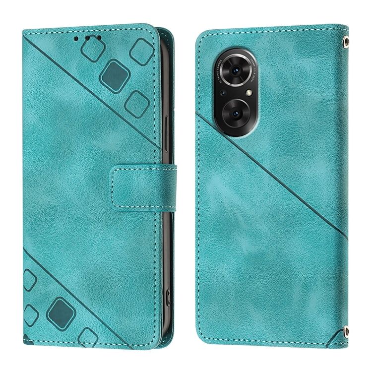 For Huawei Nova 9 SE Skin Feel Embossed Leather Phone Case