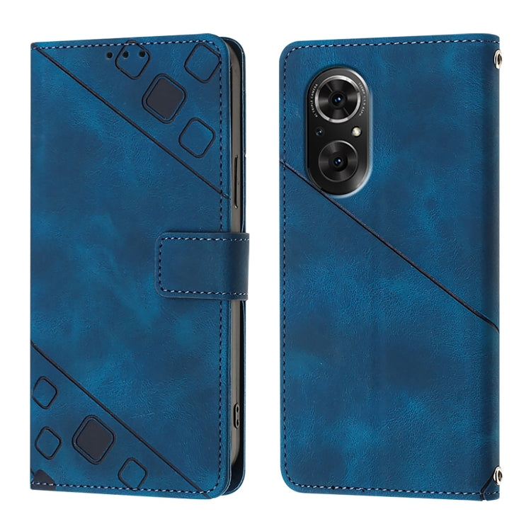 For Huawei Nova 9 SE Skin Feel Embossed Leather Phone Case