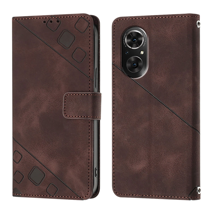 For Huawei Nova 9 SE Skin Feel Embossed Leather Phone Case