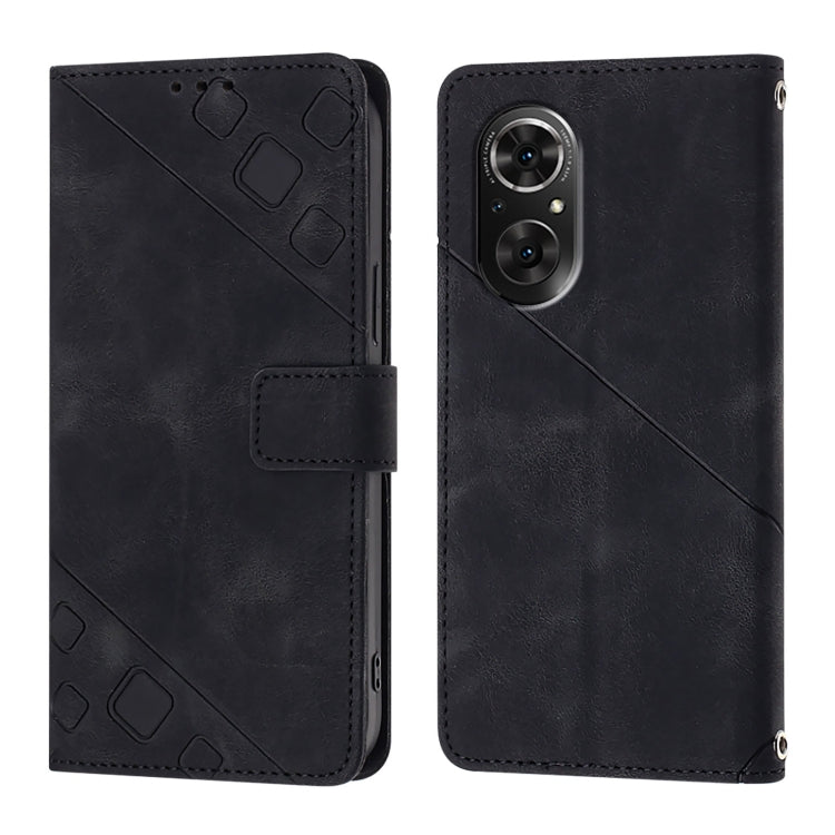 For Huawei Nova 9 SE Skin Feel Embossed Leather Phone Case