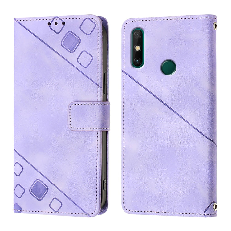 For Huawei Enjoy 20 SE / P smart 2021 / Y7a Skin Feel Embossed Leather Phone Case
