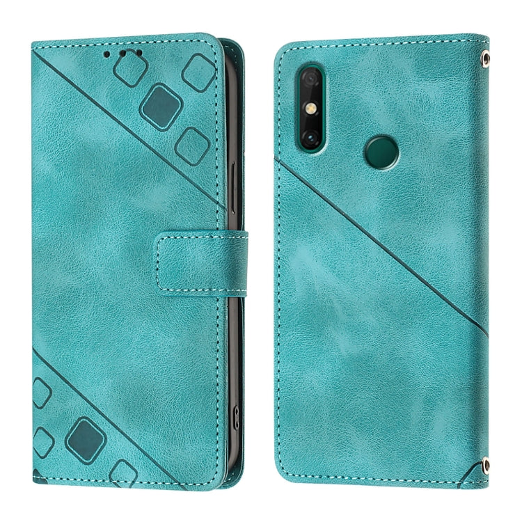 For Huawei Enjoy 20 SE / P smart 2021 / Y7a Skin Feel Embossed Leather Phone Case