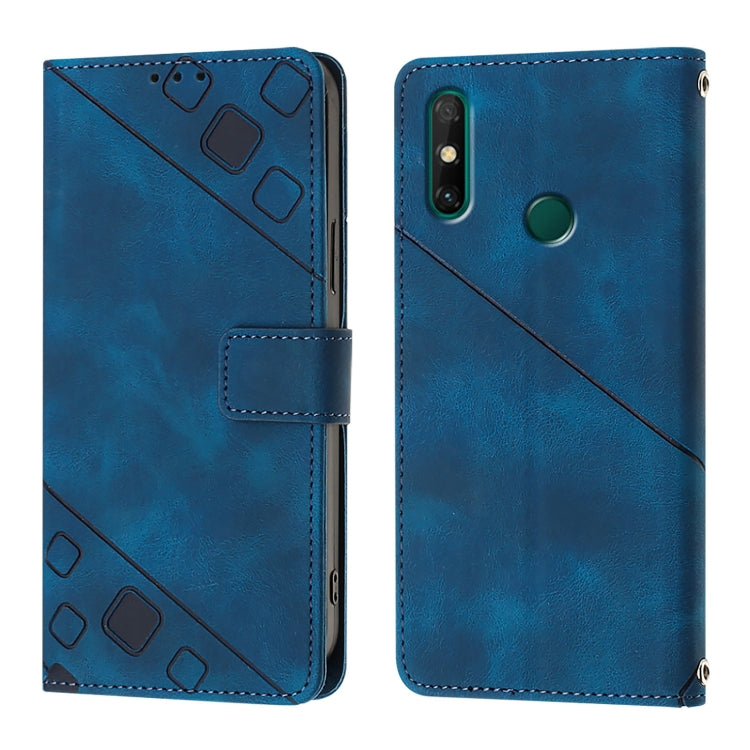 For Huawei Enjoy 20 SE / P smart 2021 / Y7a Skin Feel Embossed Leather Phone Case
