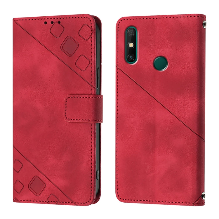 For Huawei Enjoy 20 SE / P smart 2021 / Y7a Skin Feel Embossed Leather Phone Case