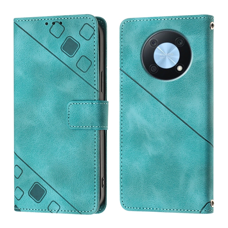 For Huawei Enjoy 50 Pro / Nova Y90 Skin Feel Embossed Leather Phone Case