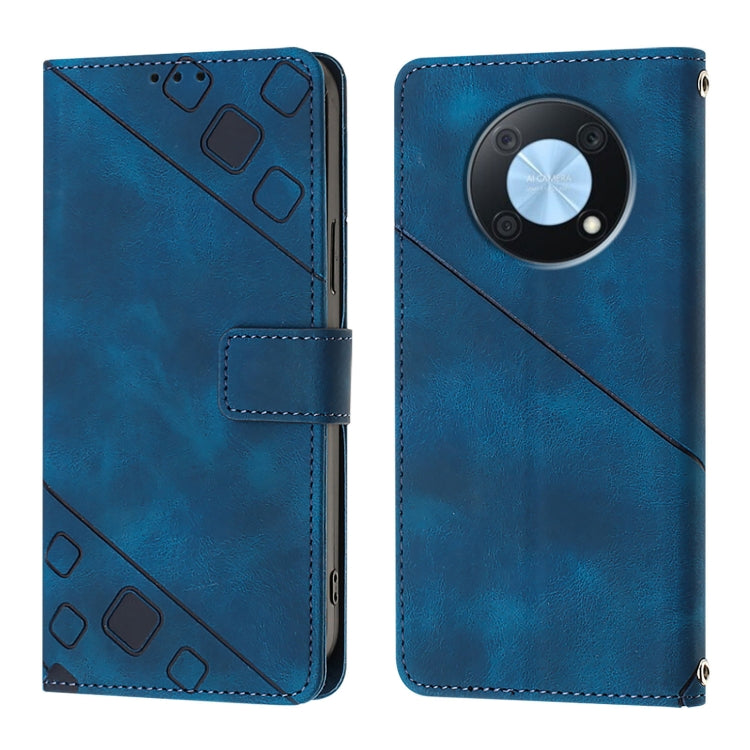 For Huawei Enjoy 50 Pro / Nova Y90 Skin Feel Embossed Leather Phone Case