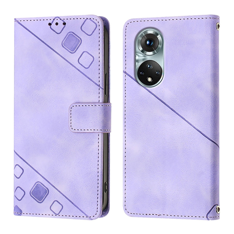 For Huawei Nova 9 Skin Feel Embossed Leather Phone Case