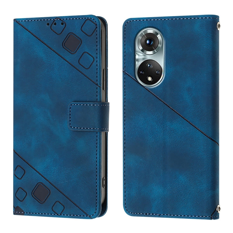 For Huawei Nova 9 Skin Feel Embossed Leather Phone Case
