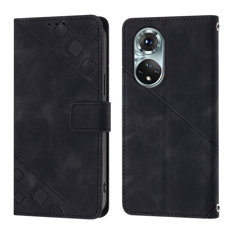 For Huawei Nova 9 Skin Feel Embossed Leather Phone Case