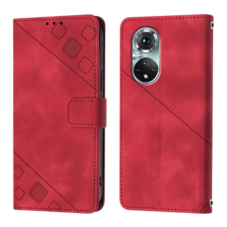 For Huawei Nova 9 Pro Skin Feel Embossed Leather Phone Case