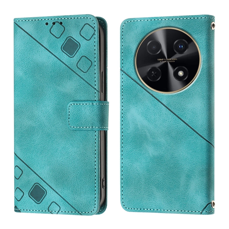 For Huawei Nova 12i Global Skin Feel Embossed Leather Phone Case