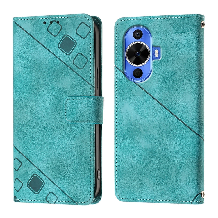 For Huawei Nova 12s Global Skin Feel Embossed Leather Phone Case