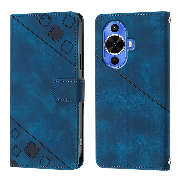 For Huawei Nova 12s Global Skin Feel Embossed Leather Phone Case