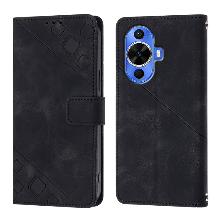 For Huawei Nova 12s Global Skin Feel Embossed Leather Phone Case