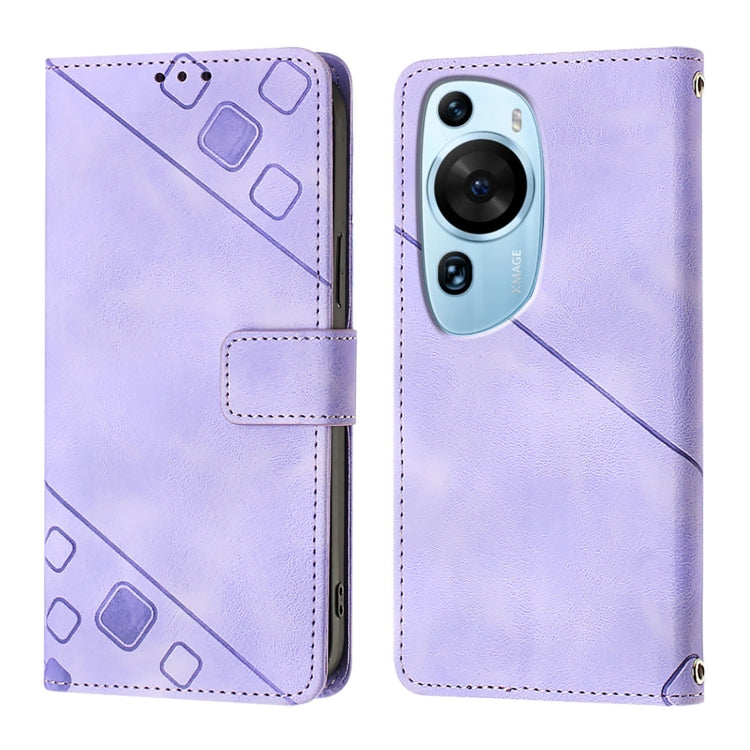 For Huawei P60 Art Skin Feel Embossed Leather Phone Case