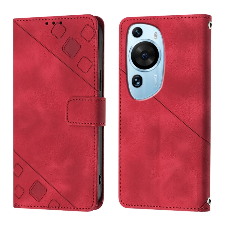 For Huawei P60 Art Skin Feel Embossed Leather Phone Case
