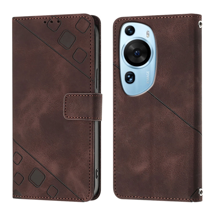 For Huawei P60 Art Skin Feel Embossed Leather Phone Case