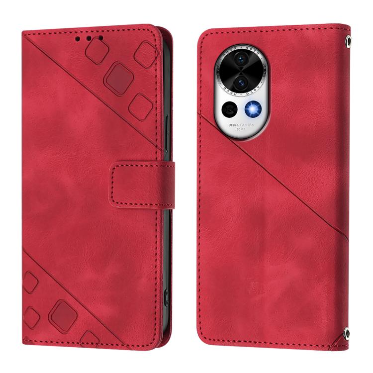For Huawei nova 13 / nova 12 Skin Feel Embossed Leather Phone Case