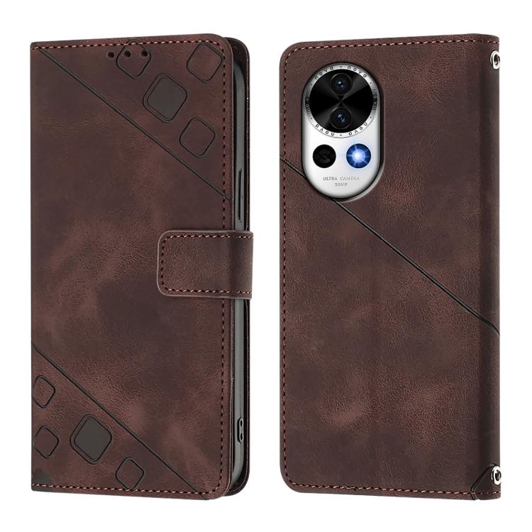 For Huawei nova 13 / nova 12 Skin Feel Embossed Leather Phone Case