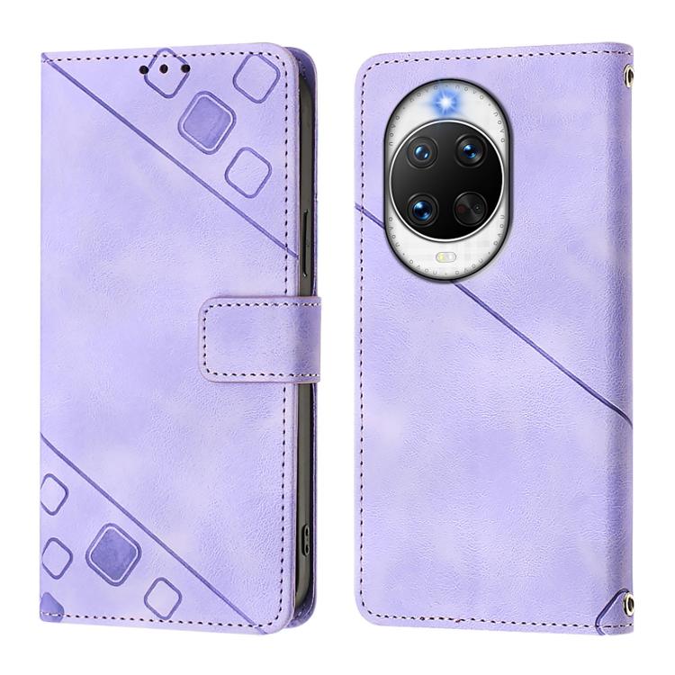 For Huawei nova 14 Ultra 5G Skin Feel Embossed Leather Phone Case