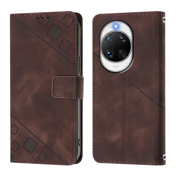 For Huawei nova 14 Ultra 5G Skin Feel Embossed Leather Phone Case