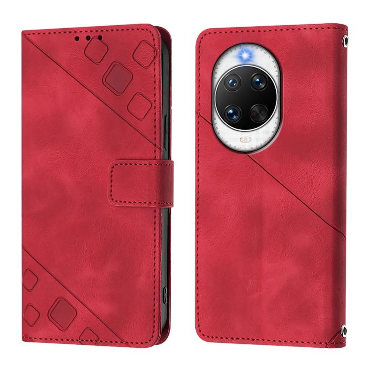 For Huawei nova 14 Pro 5G Skin Feel Embossed Leather Phone Case
