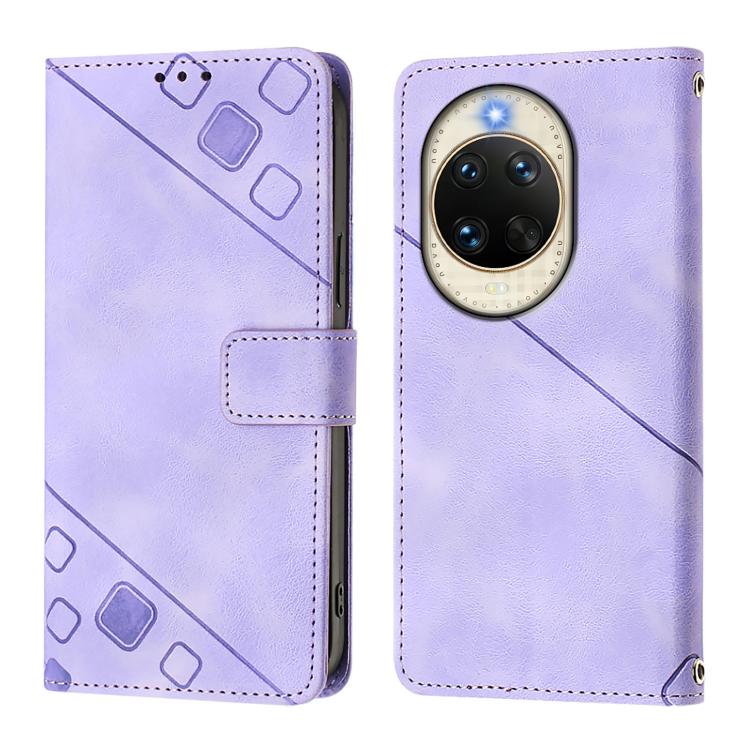 For Huawei nova 14 5G Skin Feel Embossed Leather Phone Case