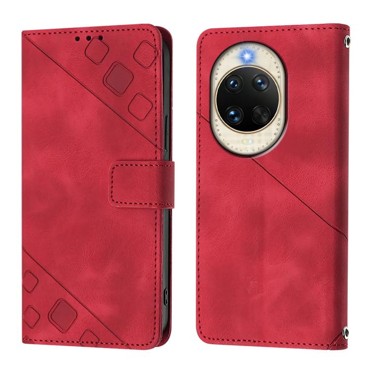 For Huawei nova 14 5G Skin Feel Embossed Leather Phone Case