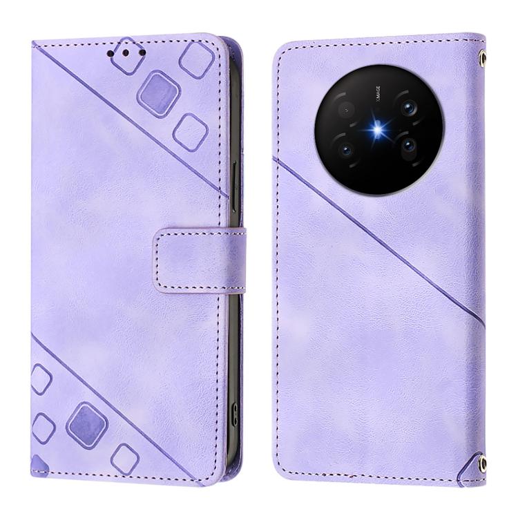 For Huawei Mate 70 Air 5G Skin Feel Embossed Leather Phone Case