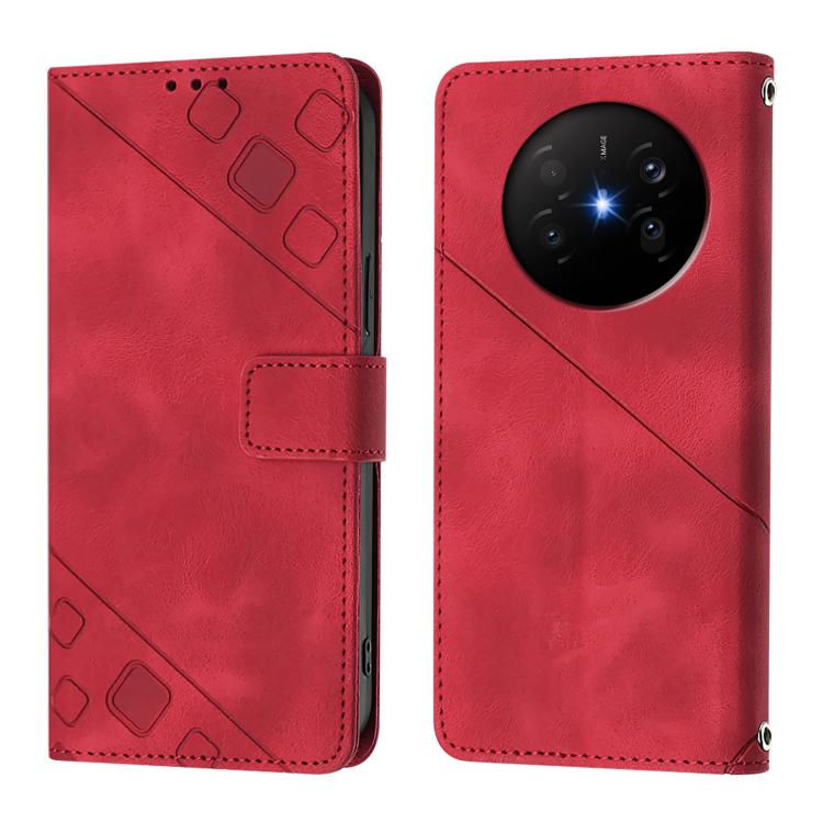 For Huawei Mate 70 Air 5G Skin Feel Embossed Leather Phone Case
