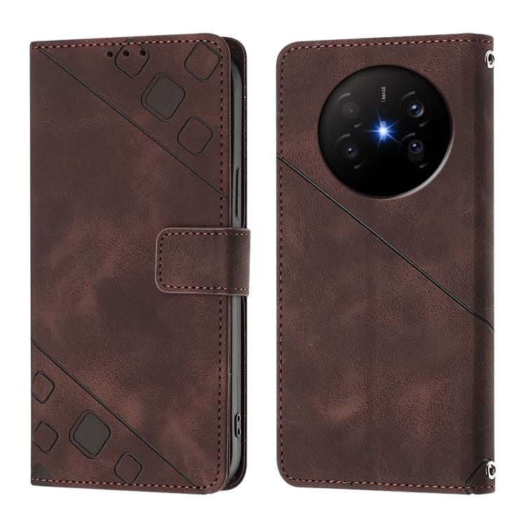 For Huawei Mate 70 Air 5G Skin Feel Embossed Leather Phone Case