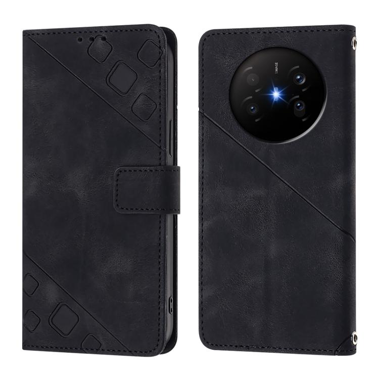 For Huawei Mate 70 Air 5G Skin Feel Embossed Leather Phone Case