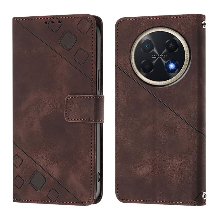 For Huawei Pura 90 Pro Max 5G Skin Feel Embossed Leather Phone Case