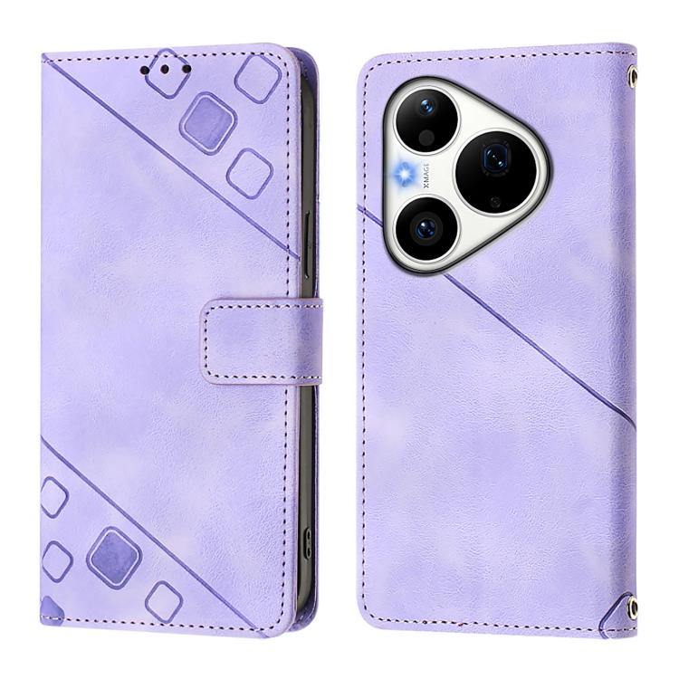 For Huawei Pura 90 Pro 5G Skin Feel Embossed Leather Phone Case