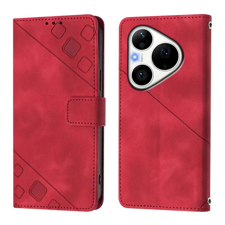 For Huawei Pura 90 Pro 5G Skin Feel Embossed Leather Phone Case