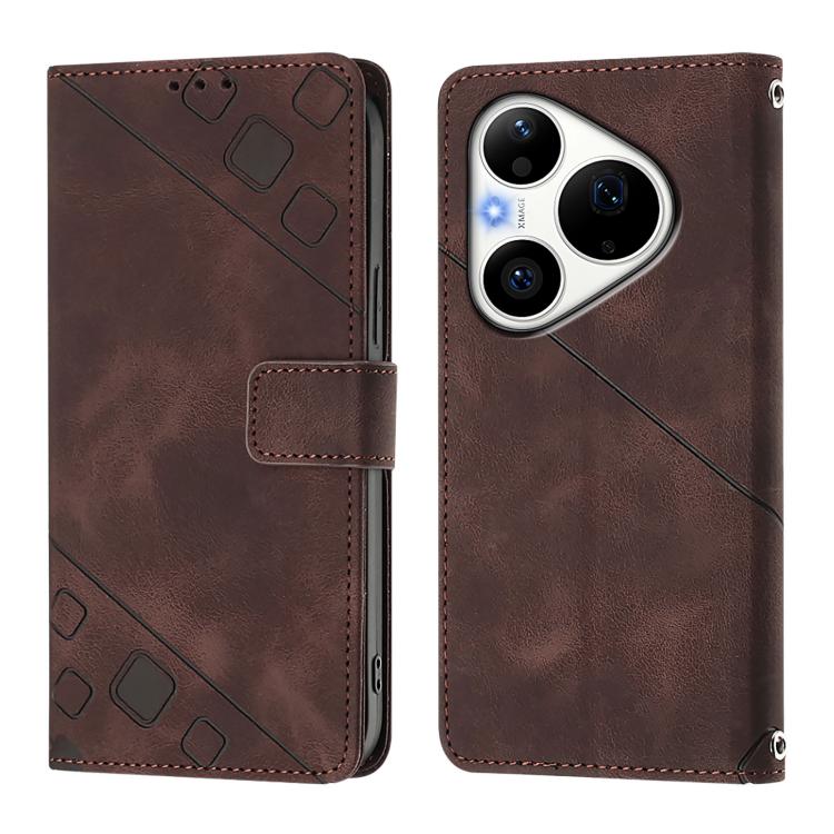 For Huawei Pura 90 Pro 5G Skin Feel Embossed Leather Phone Case