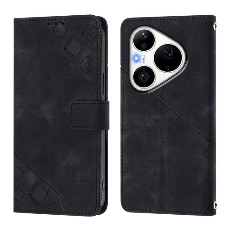 For Huawei Pura 90 Pro 5G Skin Feel Embossed Leather Phone Case