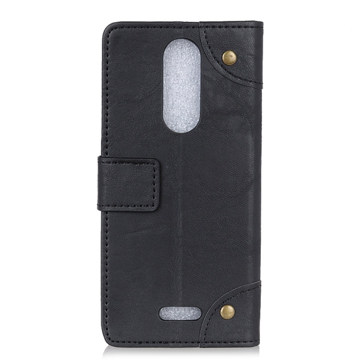 For Wiko SUNNY 5 Copper Buckle Retro Crazy Horse Texture Horizontal Flip Leather Case with Holder & Card Slots & Wallet